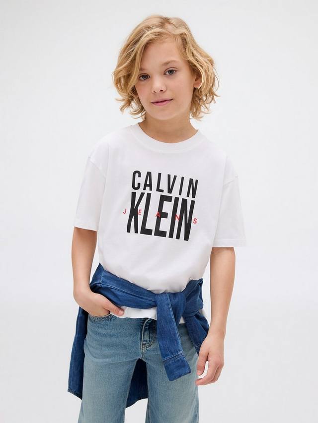 Детская футболка с принтом Calvin Klein, Bright White
Детская футболка с принтом Calvin Klein, Bright White