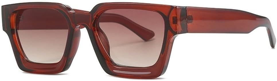 Модные женские квадратные солнцезащитные очки с прозрачными градиентными линзами в стиле ретро, мужские солнцезащитные очки UV400 с леопардовым принтом SKFGNX, Brown Tea Gradient
Модные женские квадратные солнцезащитные очки с прозрачными градиентными линзами в стиле ретро, мужские солнцезащитные очки UV400 с леопардовым принтом SKFGNX, Brown Tea Gradient