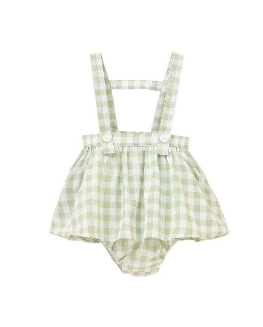 Боди-лягушка для девочки в клетчатую клетку с регулируемыми бретелями Dadati, светло-зеленый
Боди-лягушка для девочки в клетчатую клетку с регулируемыми бретелями Dadati, светло-зеленый