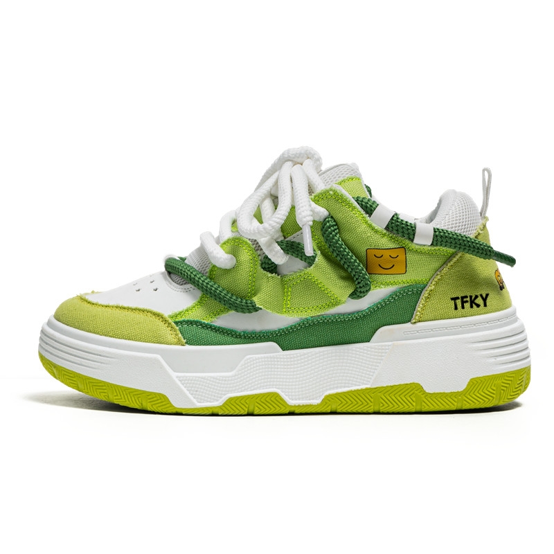 Мужские низкие скейтбордские кроссовки TFKY, бело-синие
Мужские низкие скейтбордские кроссовки TFKY, бело-синие