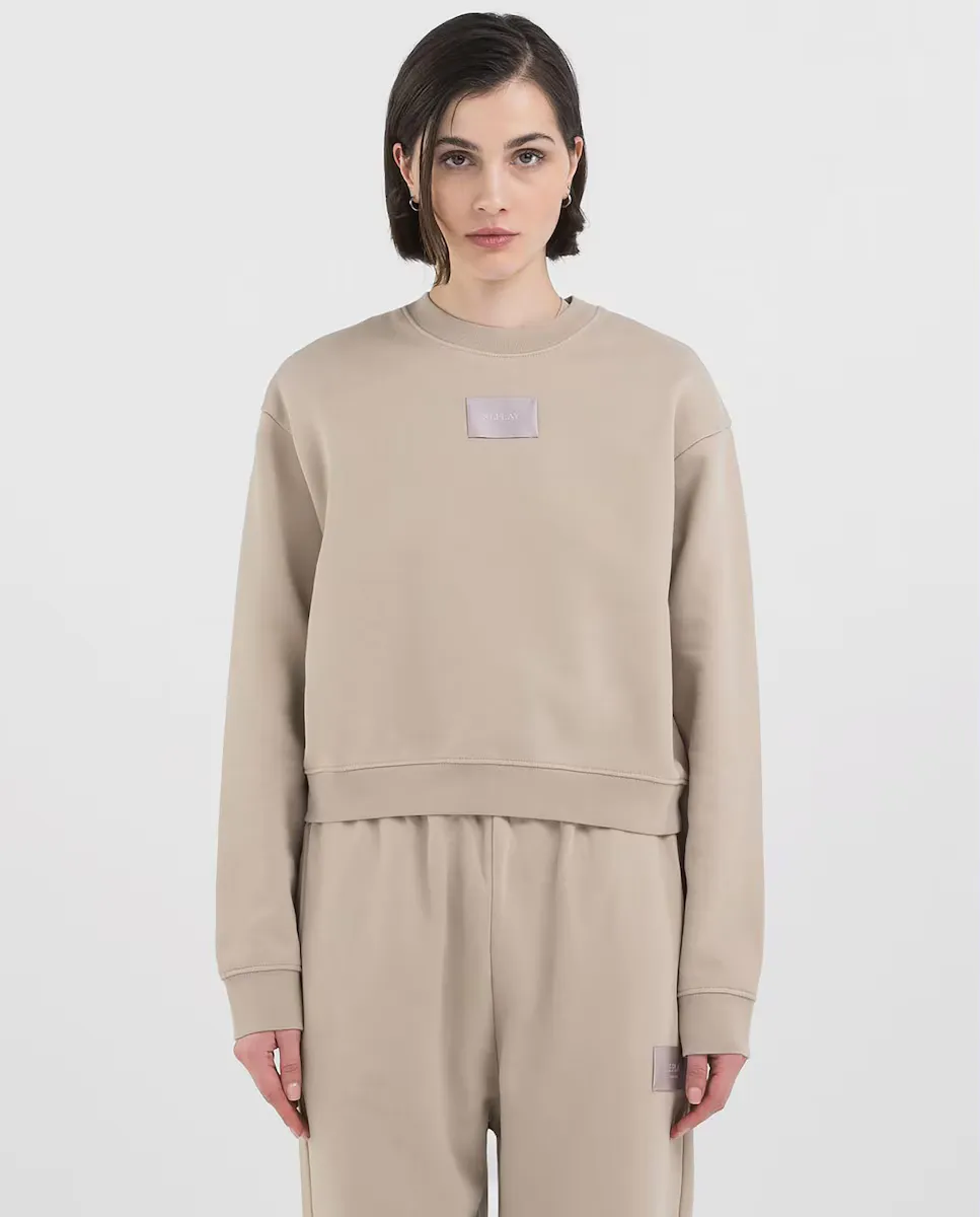 Женская толстовка без капюшона Replay, бежевый
Женская толстовка без капюшона Replay, бежевый