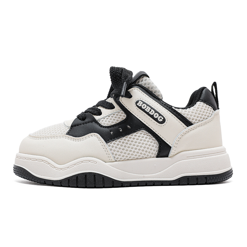 Детские скейтерские кроссовки Kids BOBDOG, черный/бежевый 
Детские скейтерские кроссовки Kids BOBDOG, черный/бежевый