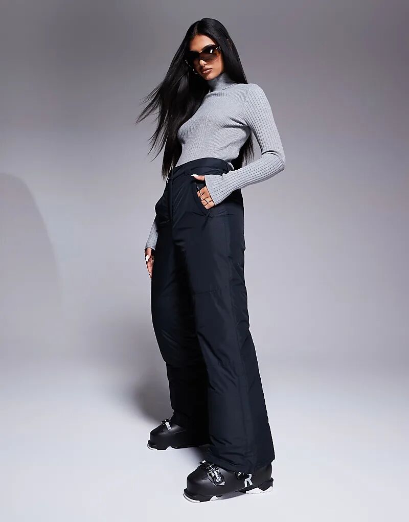 Лыжные брюки прямого покроя с водоотталкивающей пропиткой черного цвета ASOS 4505 
Лыжные брюки прямого покроя с водоотталкивающей пропиткой черного цвета ASOS 4505