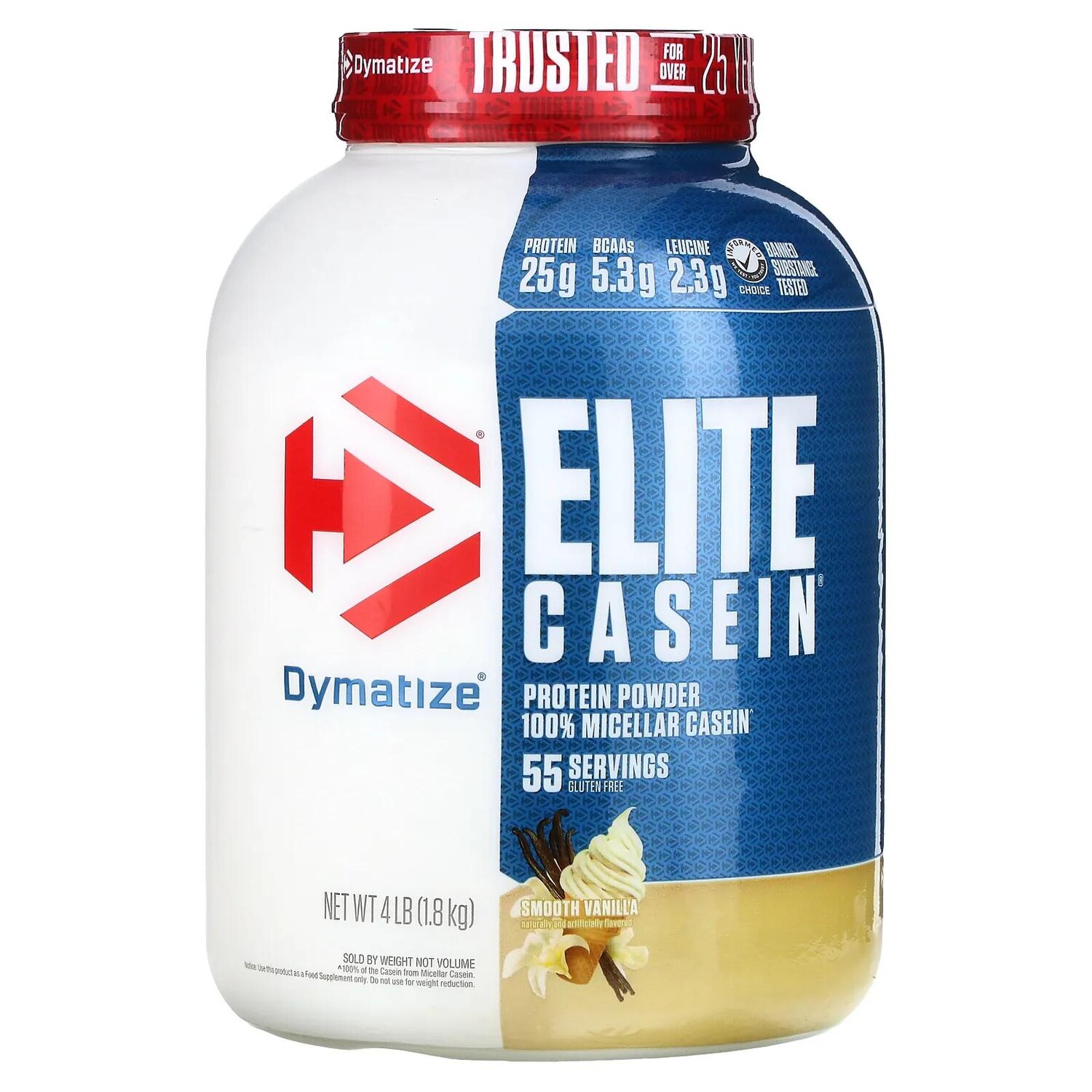 Dymatize Nutrition Elite Casein однородная ваниль 1,8 кг
Dymatize Nutrition Elite Casein однородная ваниль 1,8 кг