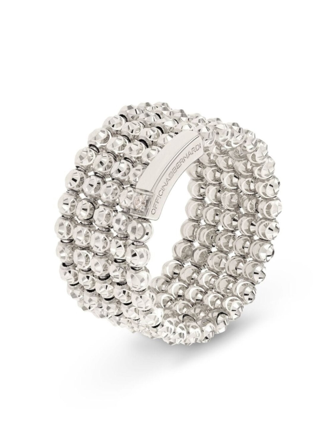 Кольцо Moon из белого золота с бриллиантами Officina Bernardi, серебряный
Кольцо Moon из белого золота с бриллиантами Officina Bernardi, серебряный