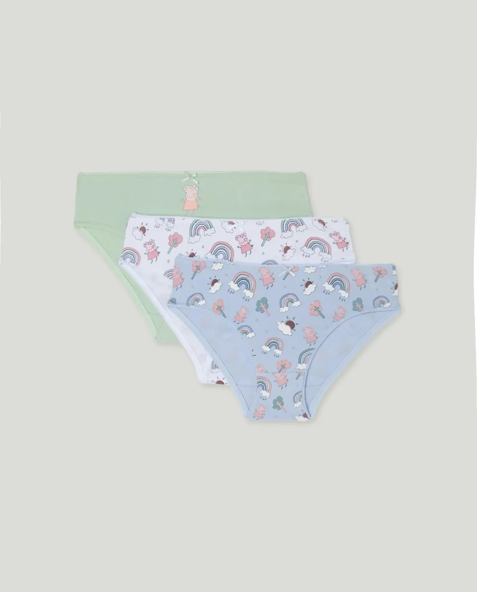 Набор из трех трусиков для девочки Peppa Pig Cotton Juice, мультиколор
Набор из трех трусиков для девочки Peppa Pig Cotton Juice, мультиколор