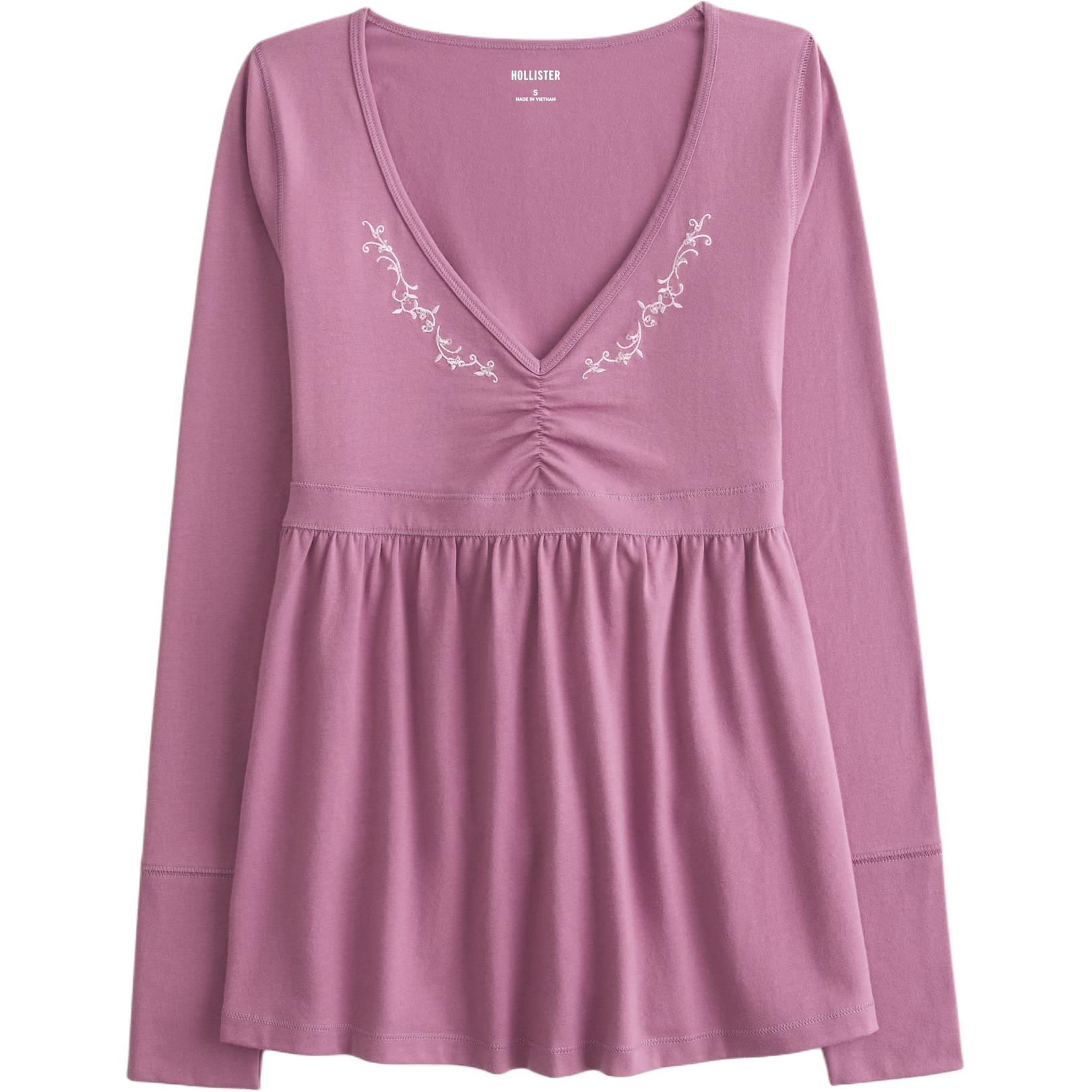 Hollister/ Футболка Women's Pink V-образный вырез Moderate Straight Fit, Розовый, Hollister/ Футболка Women's Pink V-образный вырез Moderate Straight Fit
Hollister/ Футболка Women's Pink V-образный вырез Moderate Straight Fit, Розовый, Hollister/ Футболка Women's Pink V-образный вырез Moderate Straight Fit