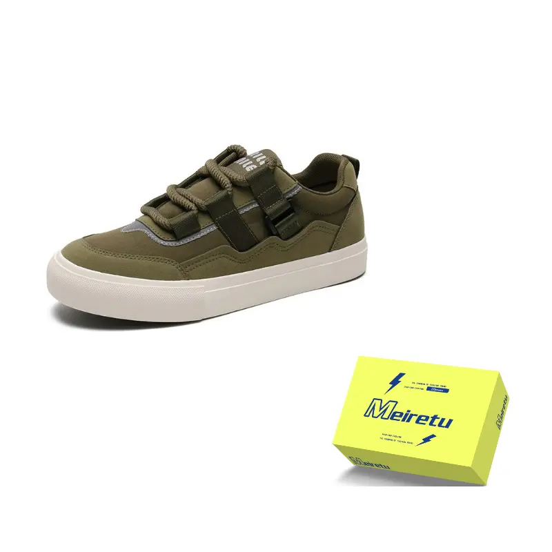 Meiretu Мужские низкие скейтерские кроссовки Green с защитой от ударов, цвет Green
Meiretu Мужские низкие скейтерские кроссовки Green с защитой от ударов, цвет Green