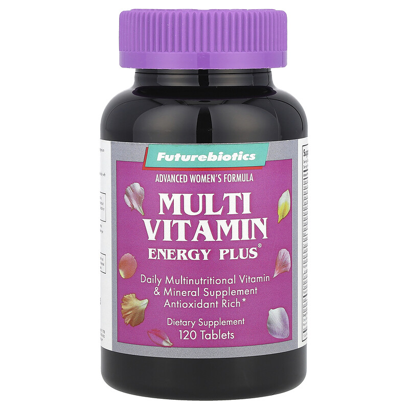 Futurebiotics, Multi Vitamin Energy Plus, 120 таблеток
Futurebiotics, Multi Vitamin Energy Plus, 120 таблеток