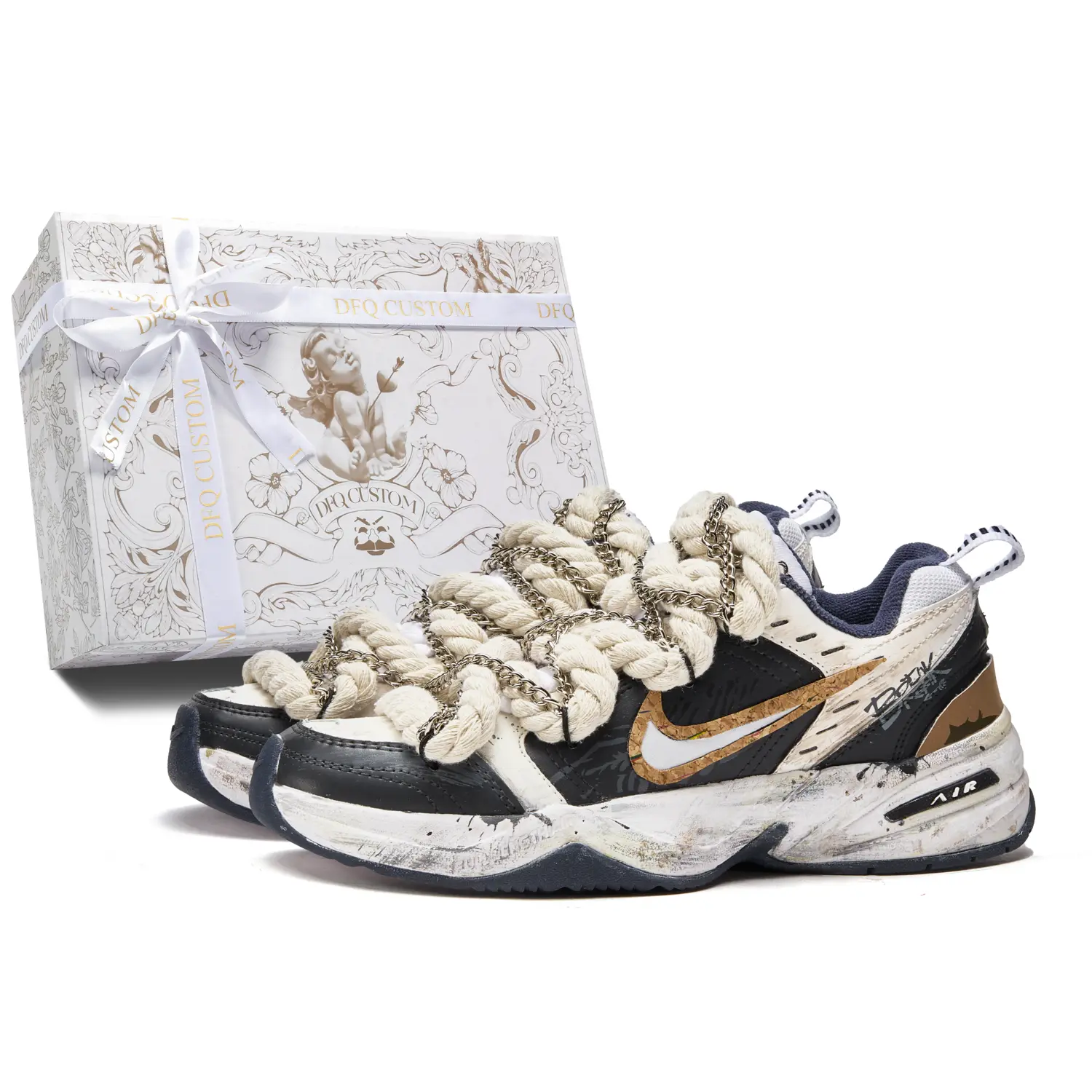 Кроссовки Air Monarch 4 Chunky унисекс с низким верхом бежевого/черного цвета с белым Nike
Кроссовки Air Monarch 4 Chunky унисекс с низким верхом бежевого/черного цвета с белым Nike