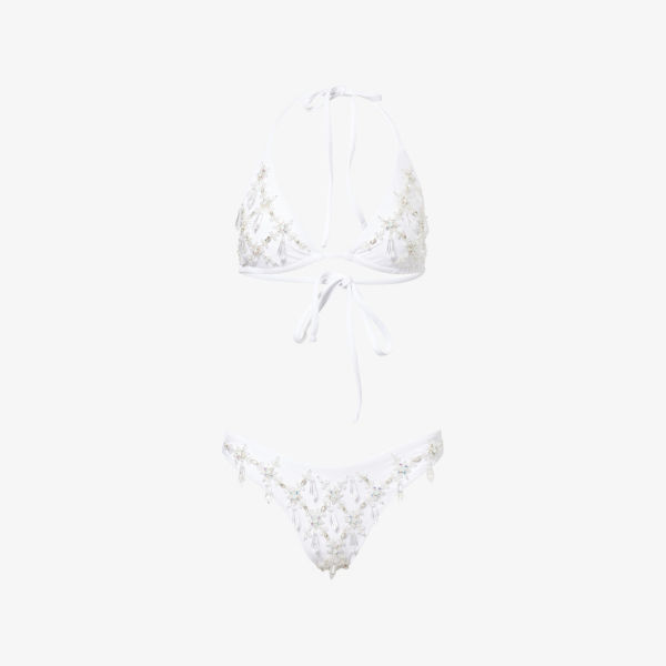 Бикини Oceanus Calliope с декоративными элементами, белый
Бикини Oceanus Calliope с декоративными элементами, белый