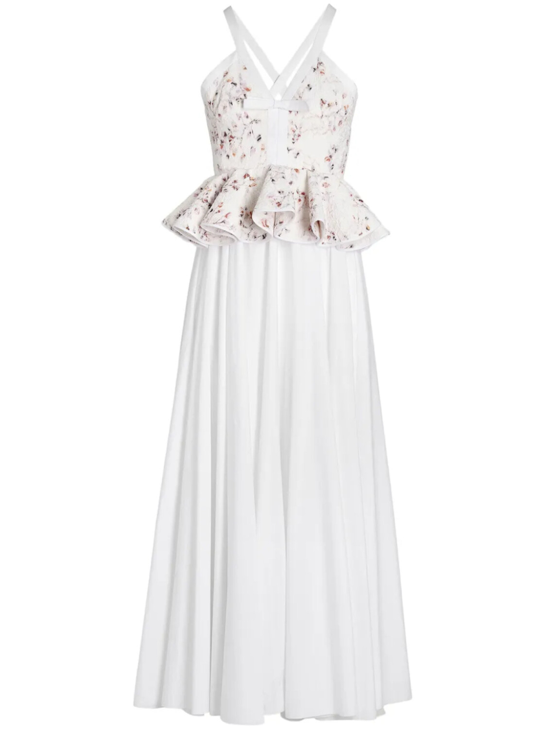 Giambattista Valli платье макси с цветочным узором, белый
Giambattista Valli платье макси с цветочным узором, белый
