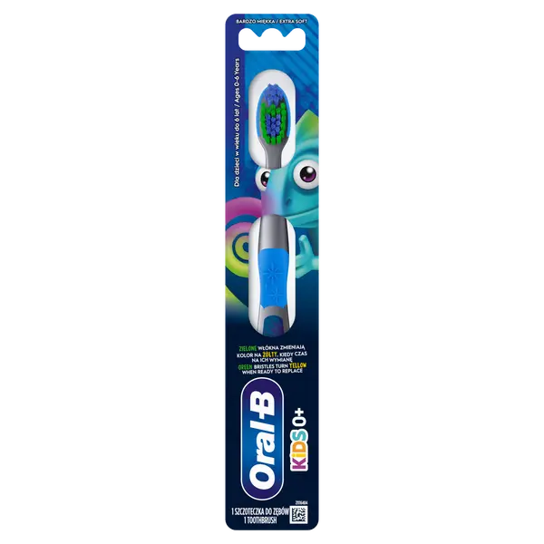 Щетка зубная ручная для детей 0+, 1 шт. Oral-B Kids
Щетка зубная ручная для детей 0+, 1 шт. Oral-B Kids