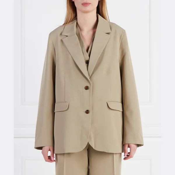 Элегантный пиджак свободного кроя Samsøe Samsøe, хаки
Элегантный пиджак свободного кроя Samsøe Samsøe, хаки