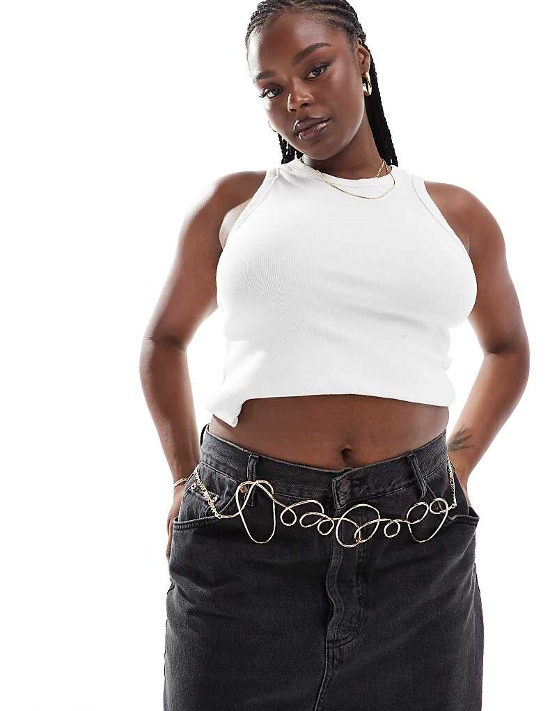 ASOS DESIGN Curve – Золотистый ремень-цепочка с абстрактным узором в виде завитков
ASOS DESIGN Curve – Золотистый ремень-цепочка с абстрактным узором в виде завитков
