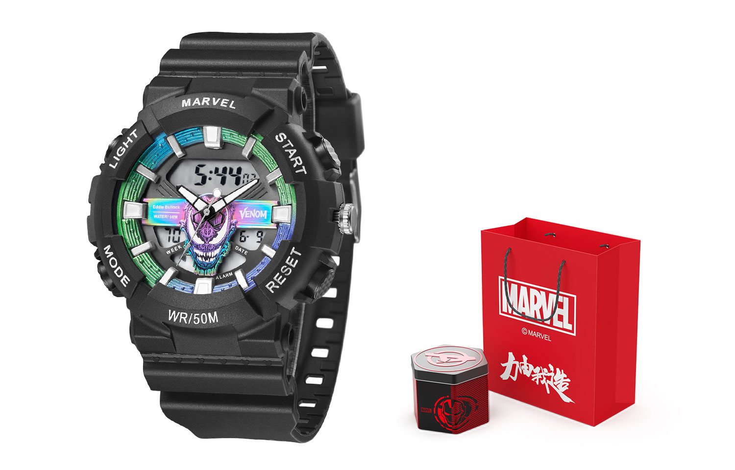MARVEL Часы Hero Collection Electronic Movement Rubber Band Strap Watch Men's Watch Blue Dial M-5039Z
MARVEL Часы Hero Collection Electronic Movement Rubber Band Strap Watch Men's Watch Blue Dial M-5039Z