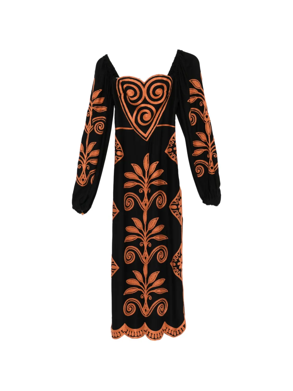 Платье миди Cornely Ainika с длинными рукавами Farm Rio, черный
Платье миди Cornely Ainika с длинными рукавами Farm Rio, черный