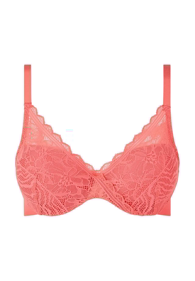 Футболка-Бюстгальтер с цветочным принтом и кружевом Chantelle, красный
Футболка-Бюстгальтер с цветочным принтом и кружевом Chantelle, красный