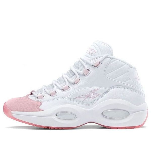Кроссовки question mid 'pink toe' Reebok, розовый 
Кроссовки question mid 'pink toe' Reebok, розовый