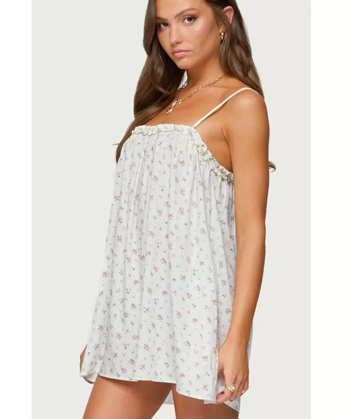 Женское мини-платье Patti с цветочным принтом Edikted, белый
Женское мини-платье Patti с цветочным принтом Edikted, белый