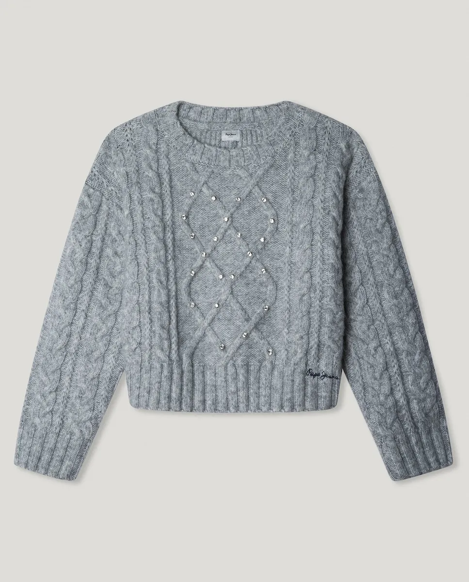 Детский свитер Brielle Pepe Jeans, светло-серый
Детский свитер Brielle Pepe Jeans, светло-серый