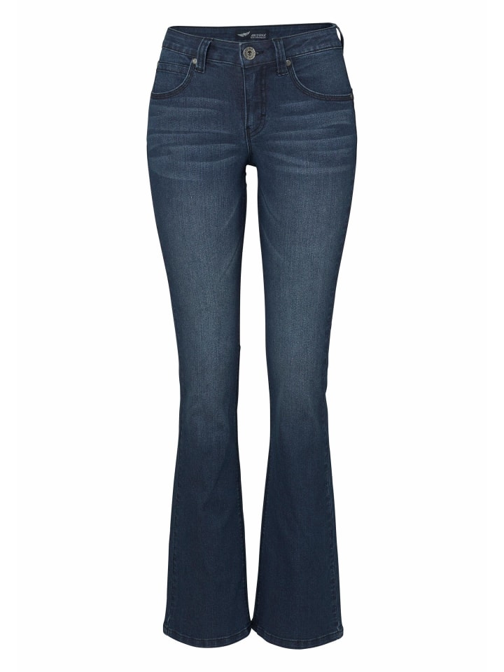 Джинсы Bootcut темно-синего цвета ARIZONA
Джинсы Bootcut темно-синего цвета ARIZONA