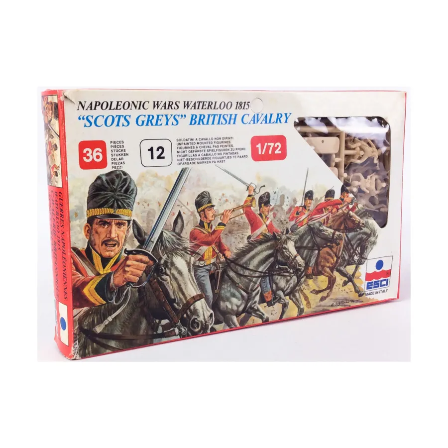 Британская кавалерия "Серые шотландцы" - Ватерлоо, 1815 г., Napoleonic Wars (1:72) (ESCI)
Британская кавалерия "Серые шотландцы" - Ватерлоо, 1815 г., Napoleonic Wars (1:72) (ESCI)