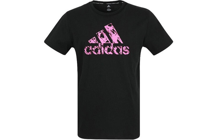 Футболка мужская фиолетовая этикетка на черном фоне Adidas, черный
Футболка мужская фиолетовая этикетка на черном фоне Adidas, черный