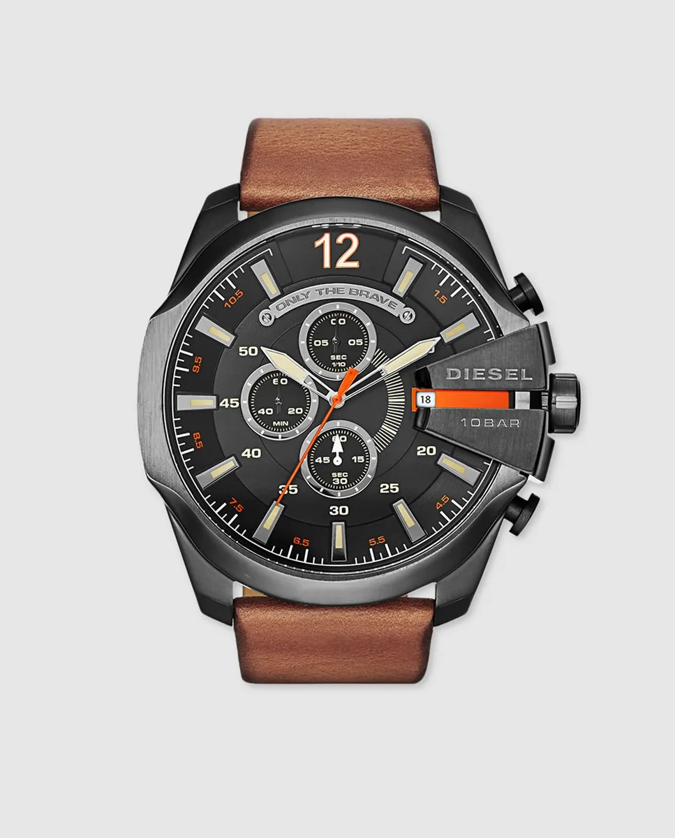 Мужские кожаные часы Diesel DZ4343 Mega Chief, черный
Мужские кожаные часы Diesel DZ4343 Mega Chief, черный