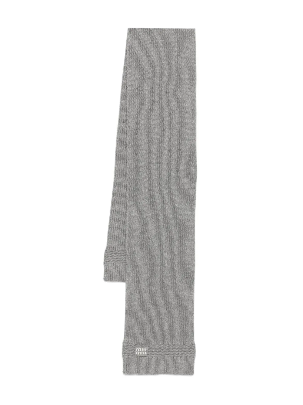 Шерстяной шарф Miu Miu, серый
Шерстяной шарф Miu Miu, серый