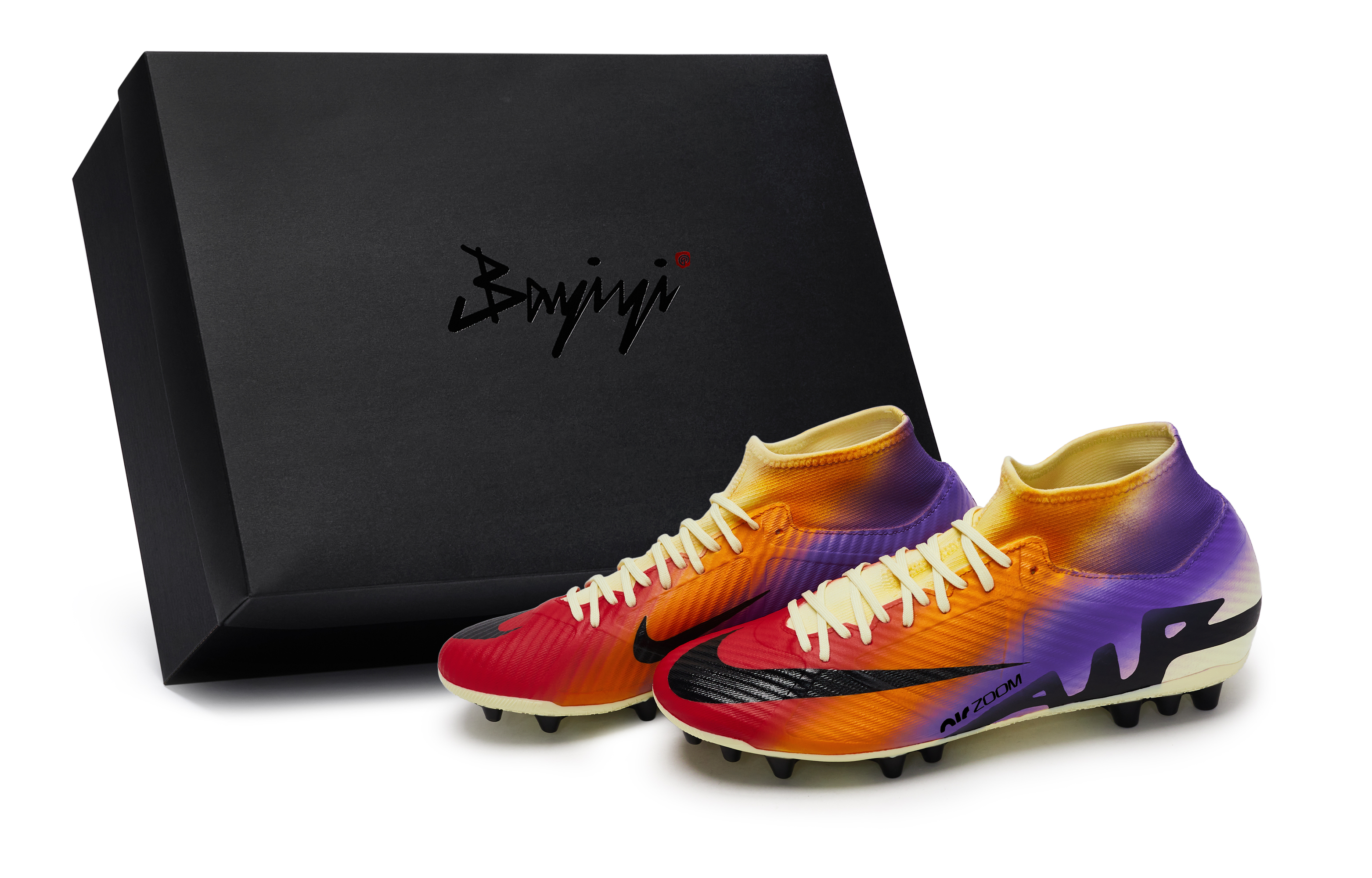 Nike Футбольные бутсы Mercurial Superfly 9 мужские, черные, рисово-желтые, фиолетовые
Nike Футбольные бутсы Mercurial Superfly 9 мужские, черные, рисово-желтые, фиолетовые