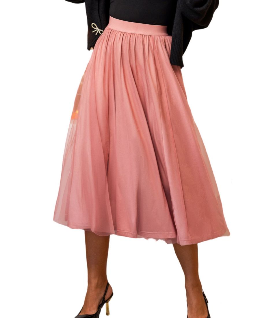 Женская сетчатая юбка-миди А-силуэта Cupshe, Pink
Женская сетчатая юбка-миди А-силуэта Cupshe, Pink