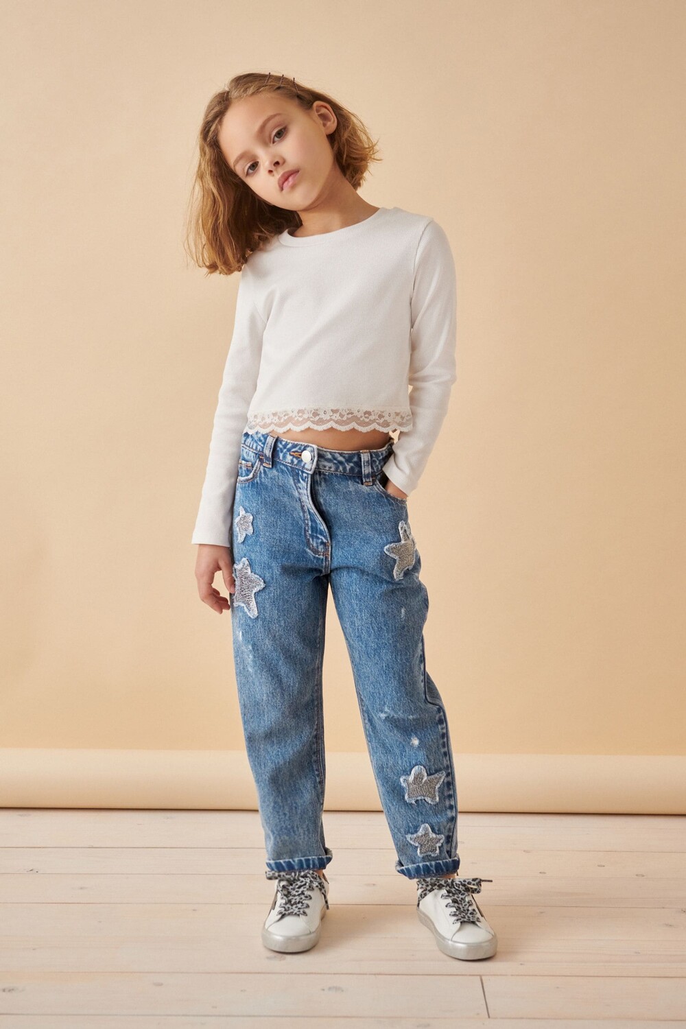 Джинсы Mom с пайетками и звездами (3 16 лет) Next, синий
Джинсы Mom с пайетками и звездами (3 16 лет) Next, синий