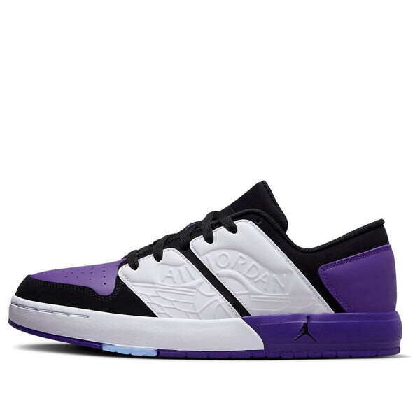 Кроссовки Air Jordan Nu Retro 1 Low, черный/белый/фиолетовый 
Кроссовки Air Jordan Nu Retro 1 Low, черный/белый/фиолетовый