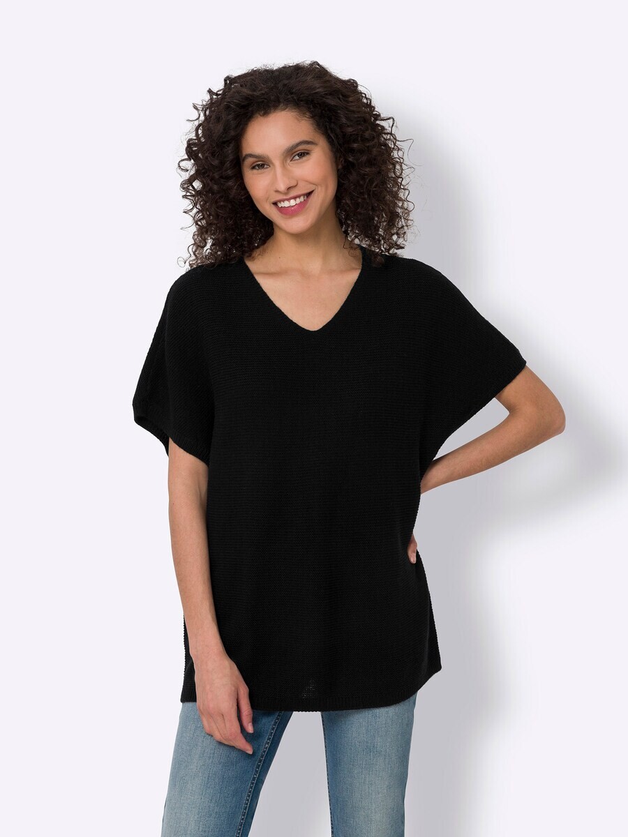 Тонкий вязаный свитер heine Sweater, черный
Тонкий вязаный свитер heine Sweater, черный