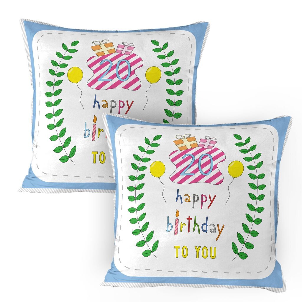 ABAKUHAUS Наволочка на 20-летие, набор из 2 шт., тема для вечеринки Sweet Twenty Surprise с воздушными шарами, ветвями и коробками, наволочка с декоративным принтом, 80x80 см, зеленый, синий и розовый
ABAKUHAUS Наволочка на 20-летие, набор из 2 шт., тема для вечеринки Sweet Twenty Surprise с воздушными шарами, ветвями и коробками, наволочка с декоративным принтом, 80x80 см, зеленый, синий и розовый