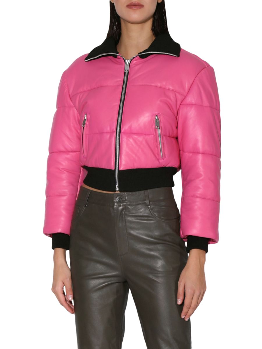 Укороченная куртка-бомбер Laylah Walter Baker, цвет Candy
Укороченная куртка-бомбер Laylah Walter Baker, цвет Candy