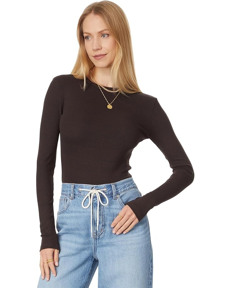 Лонгслив Madewell Modal Rib Long Sleeve Crew Neck, цвет Dark Carob
Лонгслив Madewell Modal Rib Long Sleeve Crew Neck, цвет Dark Carob