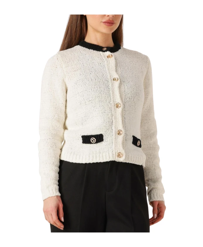 Стильный белый топ - обязательный элемент гардероба. Twinset, белый
Стильный белый топ - обязательный элемент гардероба. Twinset, белый