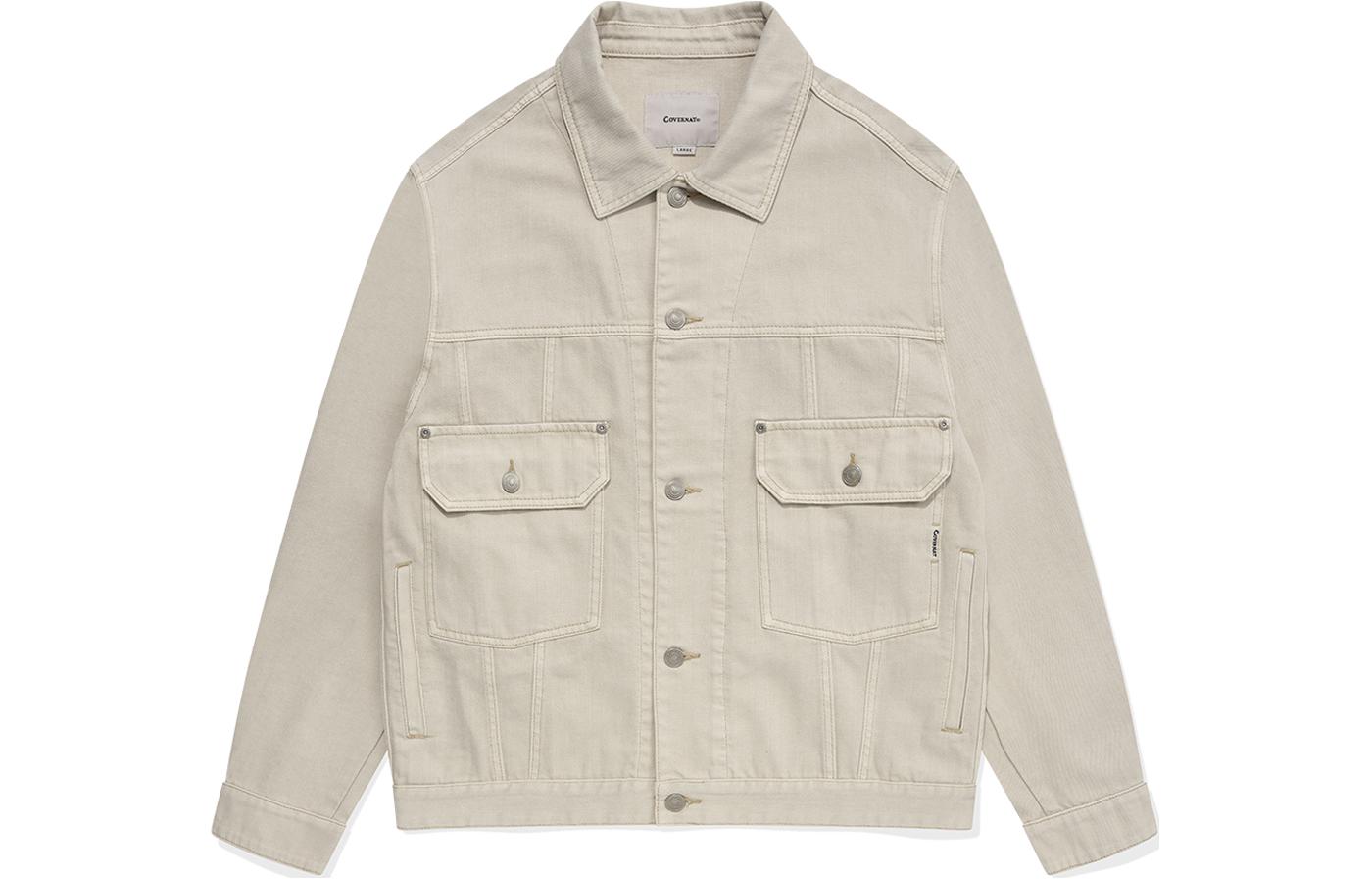 COVERNAT Джинсовая куртка цвета слоновой кости, Ivory
COVERNAT Джинсовая куртка цвета слоновой кости, Ivory