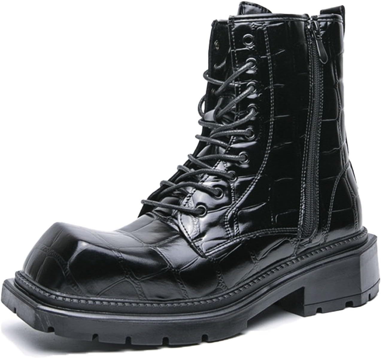 Мужские кожаные мотоботинки AEGNONGL с принтом, массивным каблуком и боковой молнией, ретро-стиль, черный
Мужские кожаные мотоботинки AEGNONGL с принтом, массивным каблуком и боковой молнией, ретро-стиль, черный
