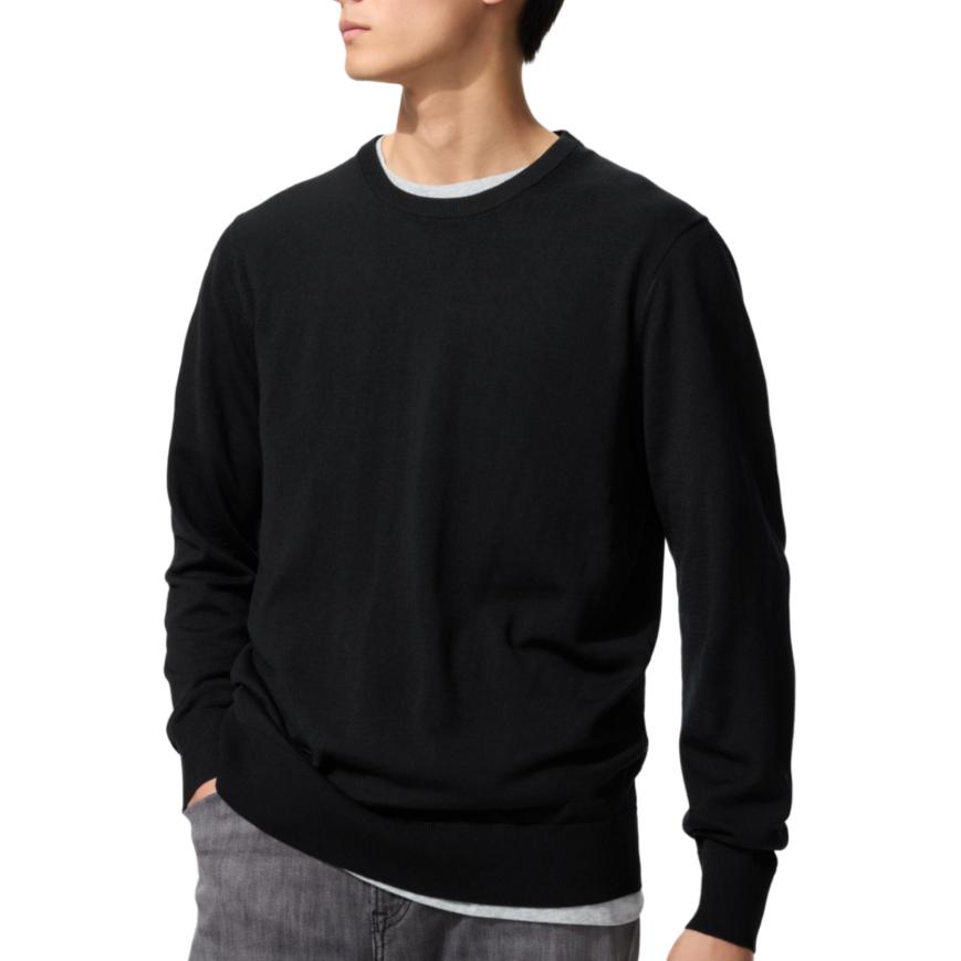 UNIQLO Трикотажный свитер мужской черный
UNIQLO Трикотажный свитер мужской черный