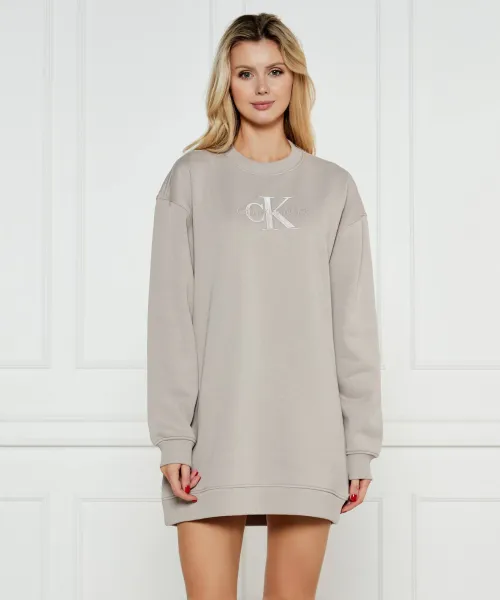 Платье Calvin Klein Jeans, бежевый 
Платье Calvin Klein Jeans, бежевый