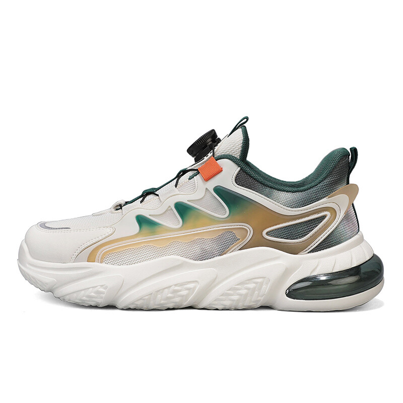 Кроссовки мужские толстые низкие Deerway, белый/черный 
Кроссовки мужские толстые низкие Deerway, белый/черный