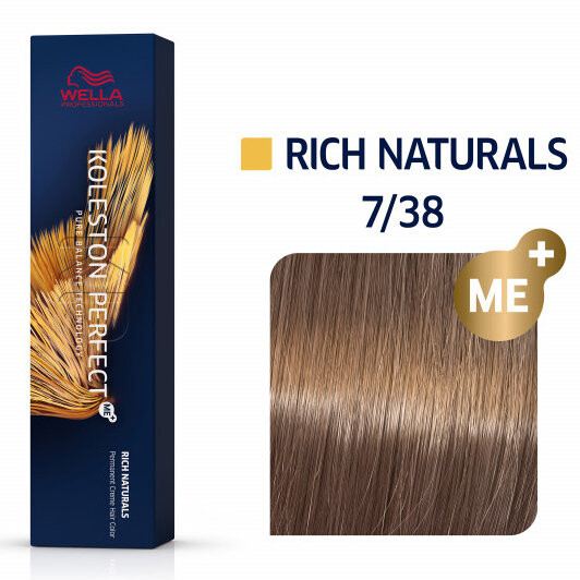 Стойкая краска для волос 7/38 60мл Wella Koleston Perfect ME+
Стойкая краска для волос 7/38 60мл Wella Koleston Perfect ME+