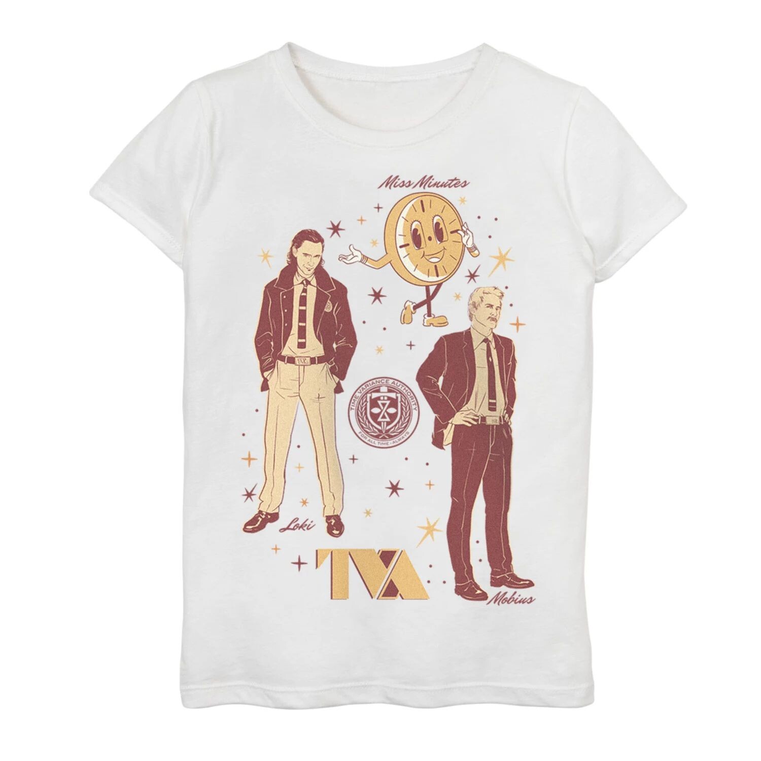 Футболка с рисунком Marvel Loki TVA Icons для девочек 7–16 лет Marvel
Футболка с рисунком Marvel Loki TVA Icons для девочек 7–16 лет Marvel
