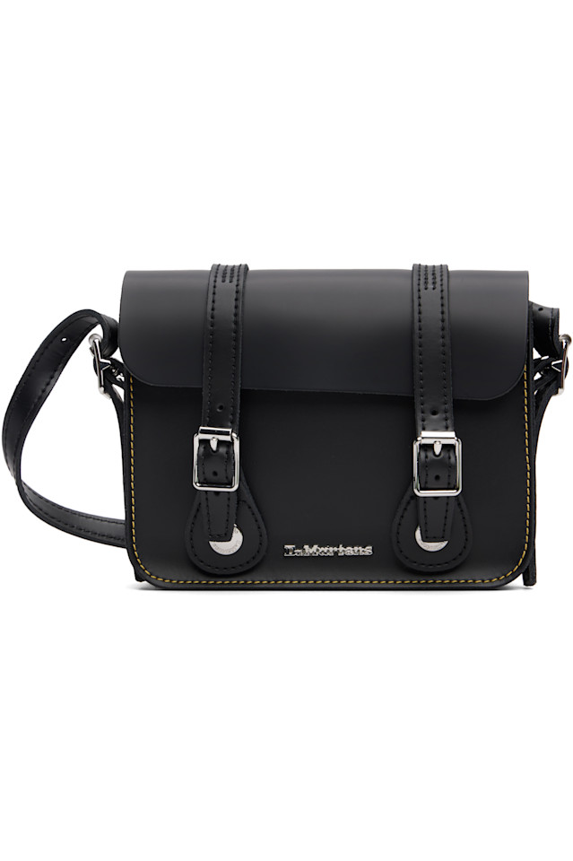 7-дюймовая кожаная сумка через плечо Dr. Martens, черный 
7-дюймовая кожаная сумка через плечо Dr. Martens, черный