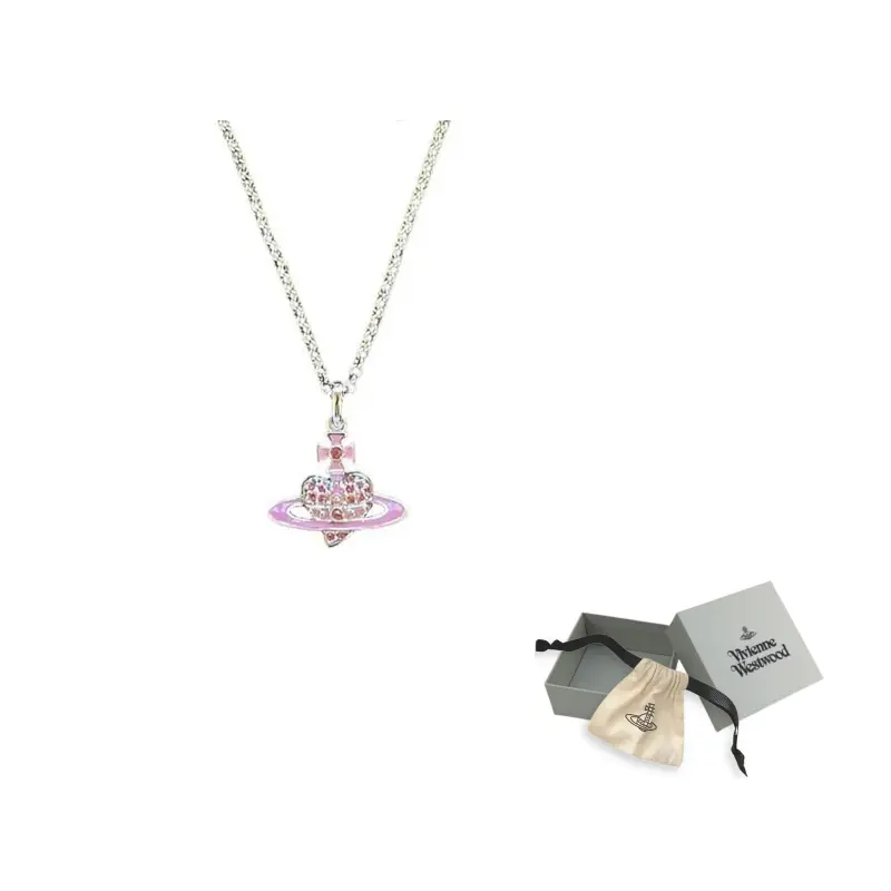 Vivienne Westwood Женское ожерелье Silver/Pink Silver
Vivienne Westwood Женское ожерелье Silver/Pink Silver