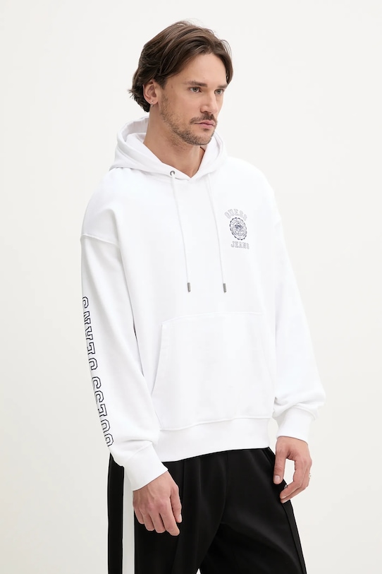 Хлопковая толстовка Guess Jeans, белый
Хлопковая толстовка Guess Jeans, белый