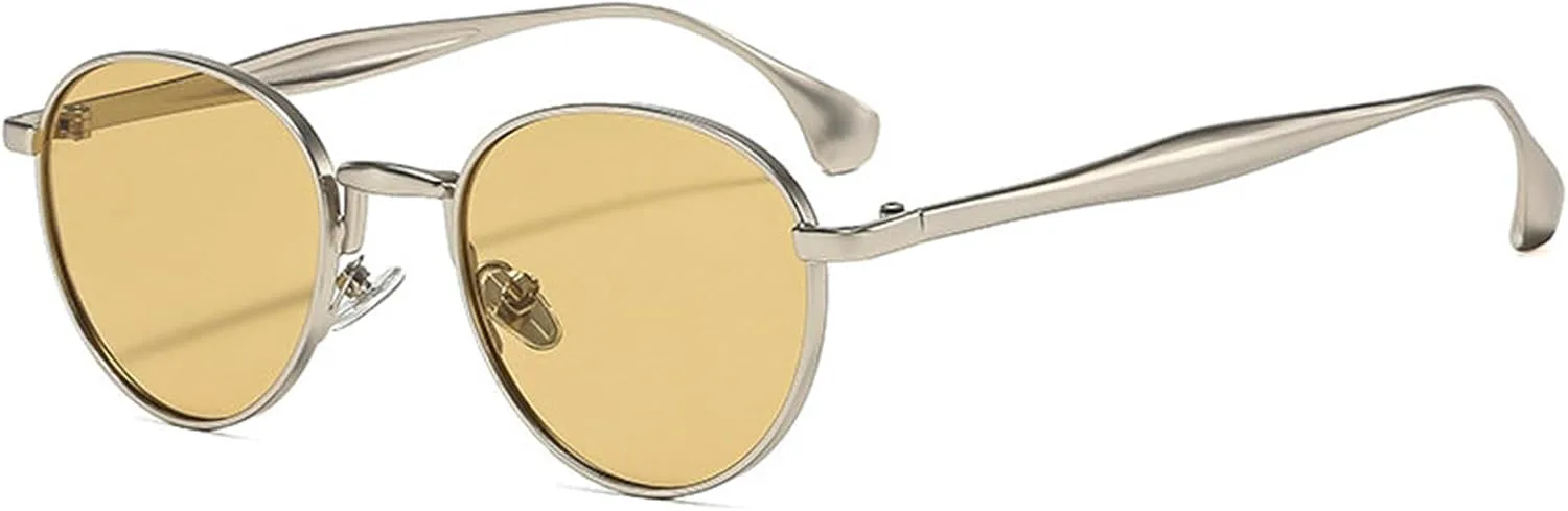 Willochra Роскошные маленькие круглые солнцезащитные очки для женщин 2025 года, модные винтажные солнцезащитные очки в стиле панк с металлической оправой, C6
Willochra Роскошные маленькие круглые солнцезащитные очки для женщин 2025 года, модные винтажные солнцезащитные очки в стиле панк с металлической оправой, C6